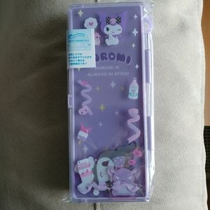Sanrio Kuromi plastic deco pencil case